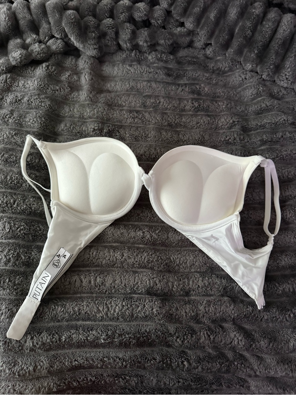 White Padded Strapless Convertible Bra - Women Intimates - Picture 2 of 2